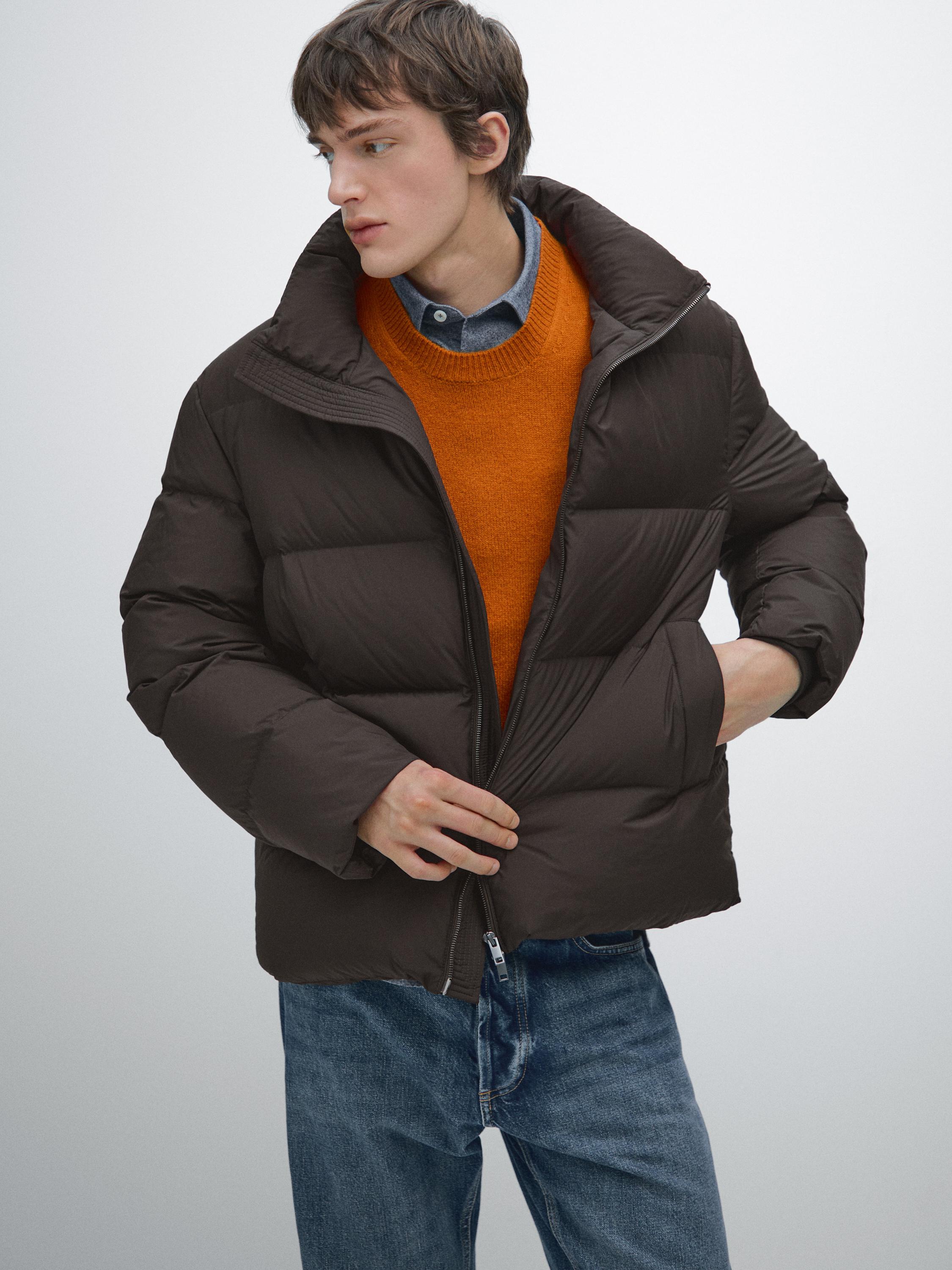Water-repellent puffer jacket