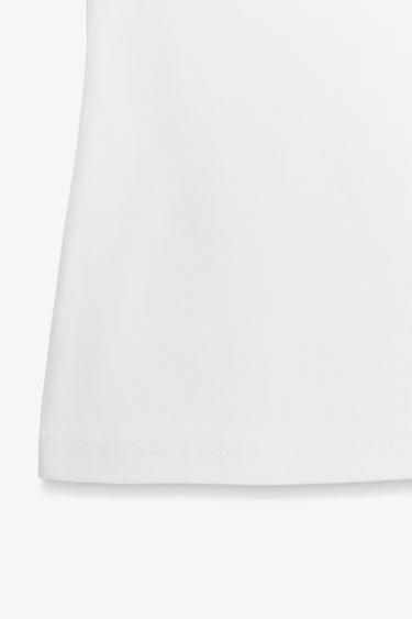 TOP SANS MANCHES - Blanc de Zara - Image 8