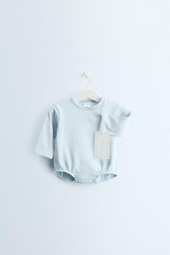 Zara Timeless - بودي سادة - أزرق باستيل الخاص بـ Zara - صورة 0