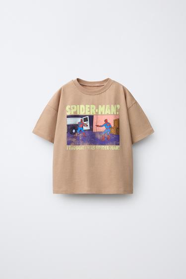 SPIDER-MAN © MARVEL PRINT T-SHIRT - Earth by Zara - Image 0
