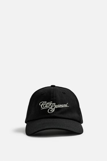 CAP WITH CONTRAST PATCH - Black by Zara - Image 4