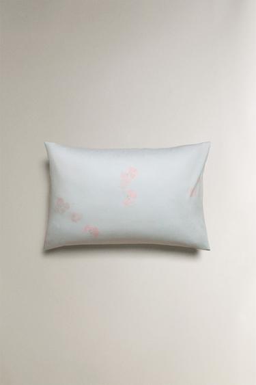 ENSEMBLE HOUSSE DE COUETTE ET TAIE D’OREILLER FLEUR - Vert d'eau de Zara - Image 5