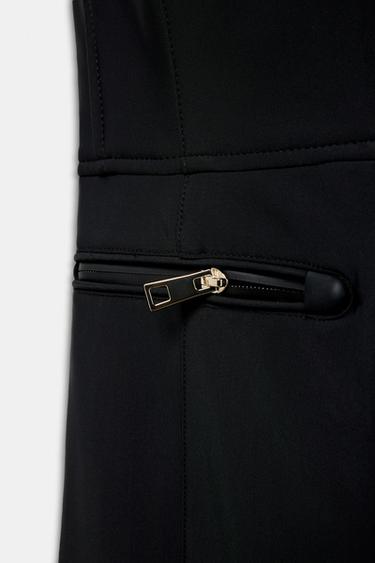 WATER-RESISTANT WINDPROOF RECCO® TECHNOLOGY SKI COLLECTION DUNGAREES - Black by Zara - Image 10