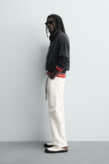 SWEAT COL ZIPPÉ BANDE AARON LEVINE X ZARA - Noir de Zara - Image 3