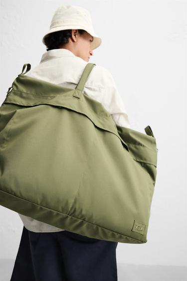 TECHNICAL TRAVEL BAG - Khaki Green by Zara - Image 0