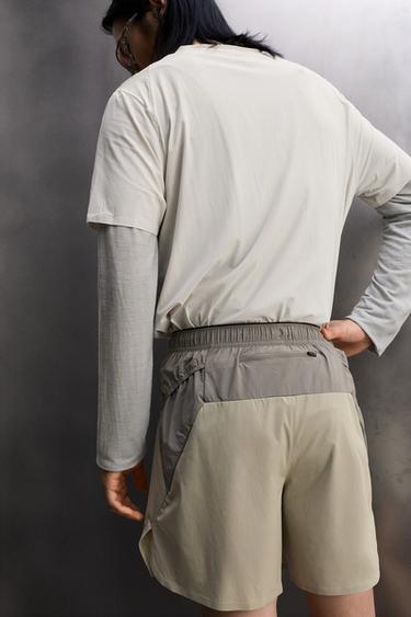 SHORT DE RUNNING TRAIL BIMATIÈRE 7" - Gris de Zara - Image 4