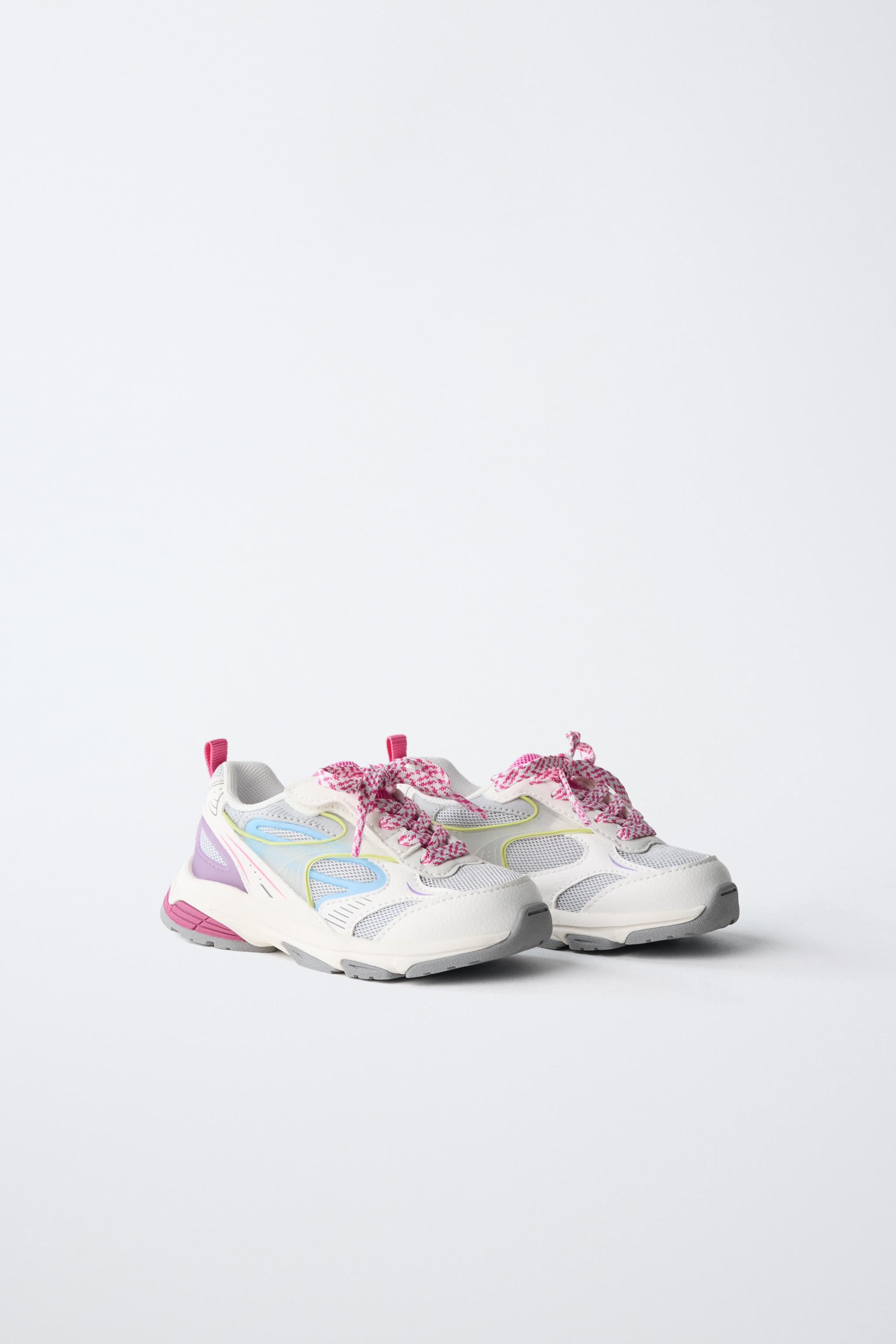 Детские кроссовки Zara COLORFUL SNEAKERS — фото 2