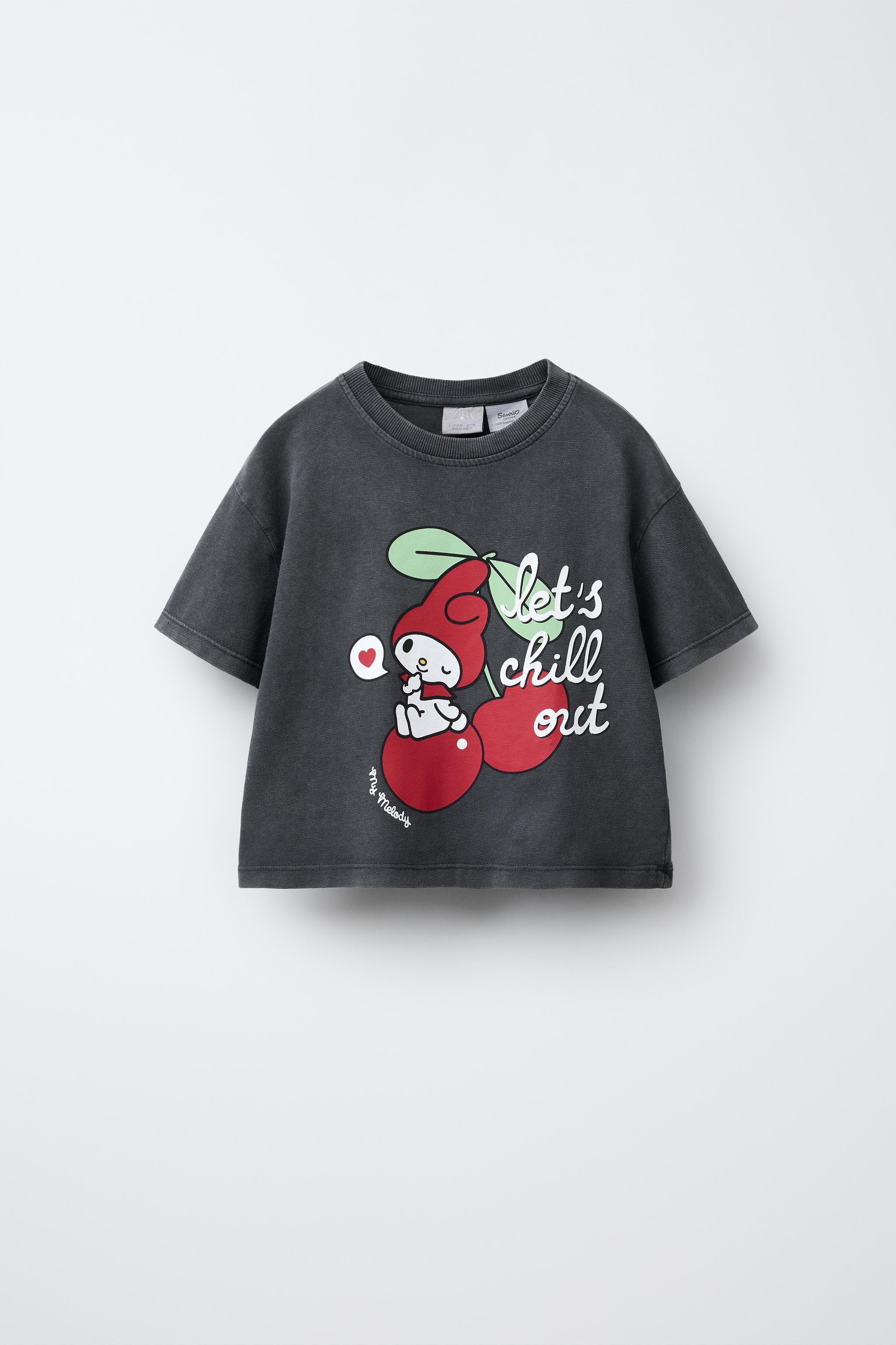 MY MELODY © SANRIO WASHED EFFECT T-SHIRT - Anthracite grey