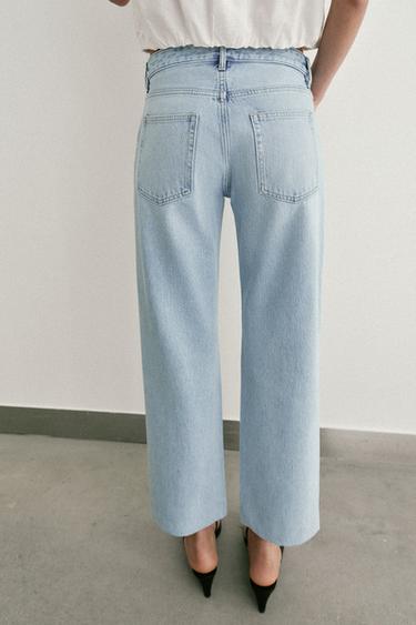 JEAN Z1975 SLIM TAILLE HAUTE - Bleu clair de Zara - Image 7
