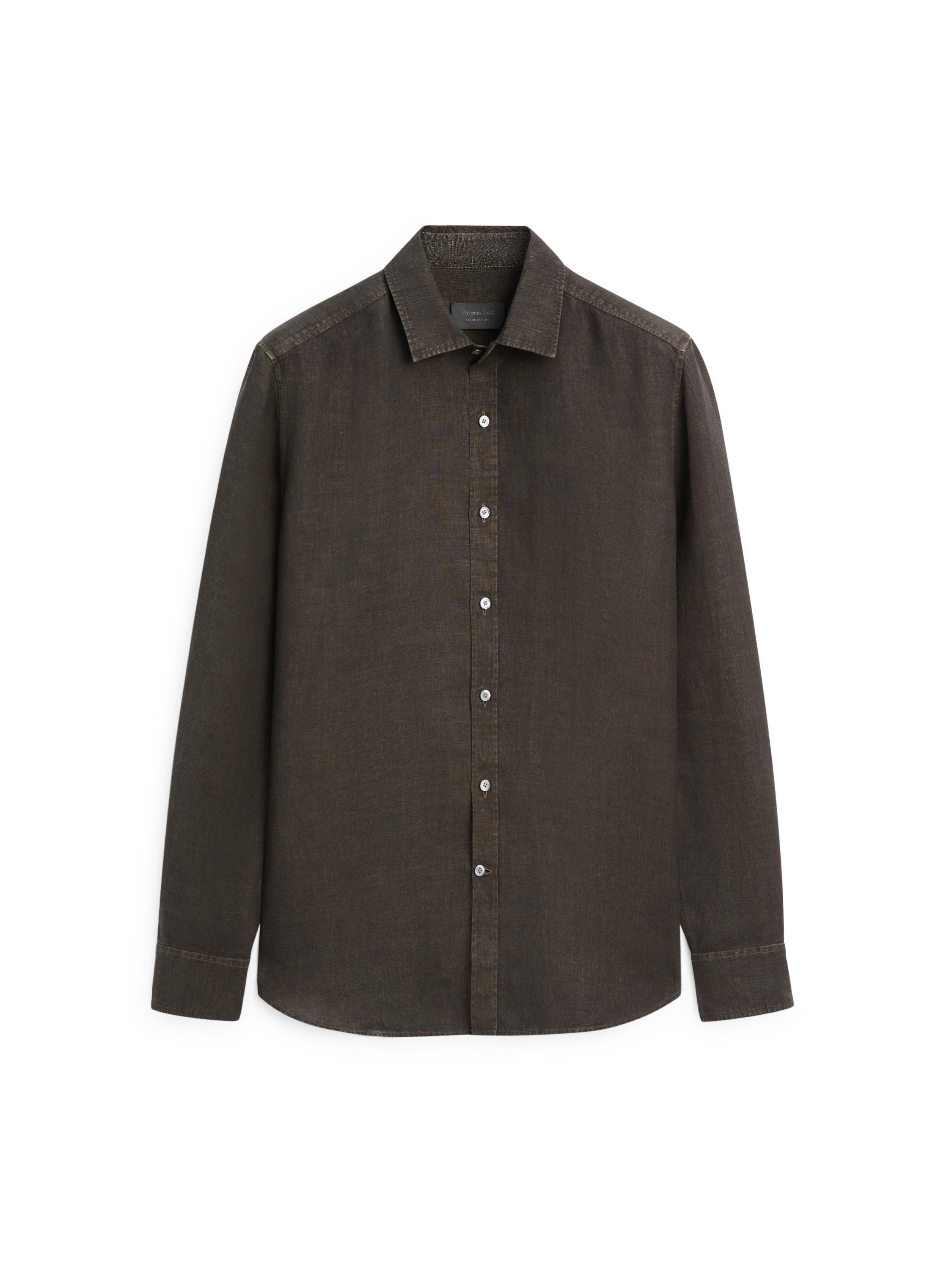 100% linen regular fit shirt