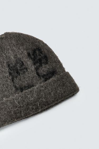 BONNET BEANIE LOGO X SR_A - Marron / Taupe de Zara - Image 4