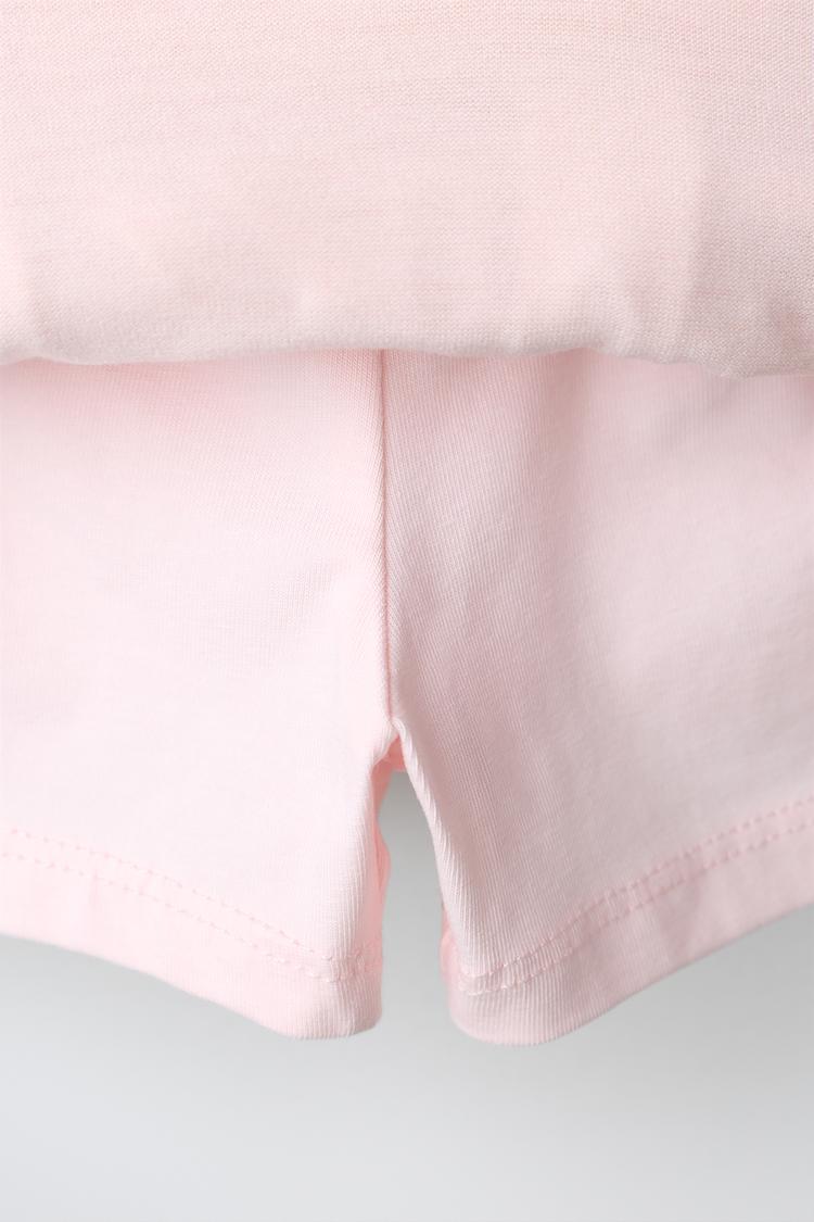 Falda pantalón con cintura doblada y volantes 5