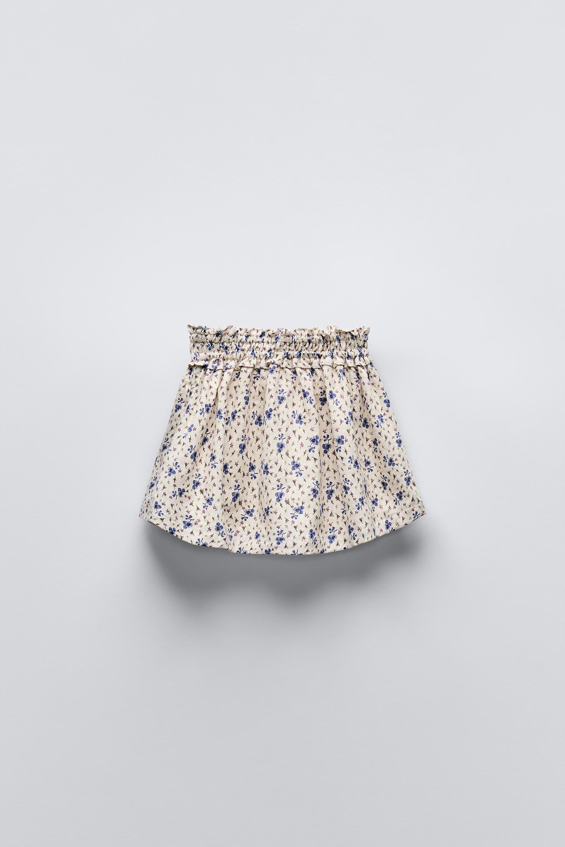 Floral skirt zara best sale