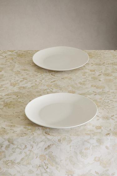 DAMASK PRINT TABLECLOTH - Light green by Zara - Image 1