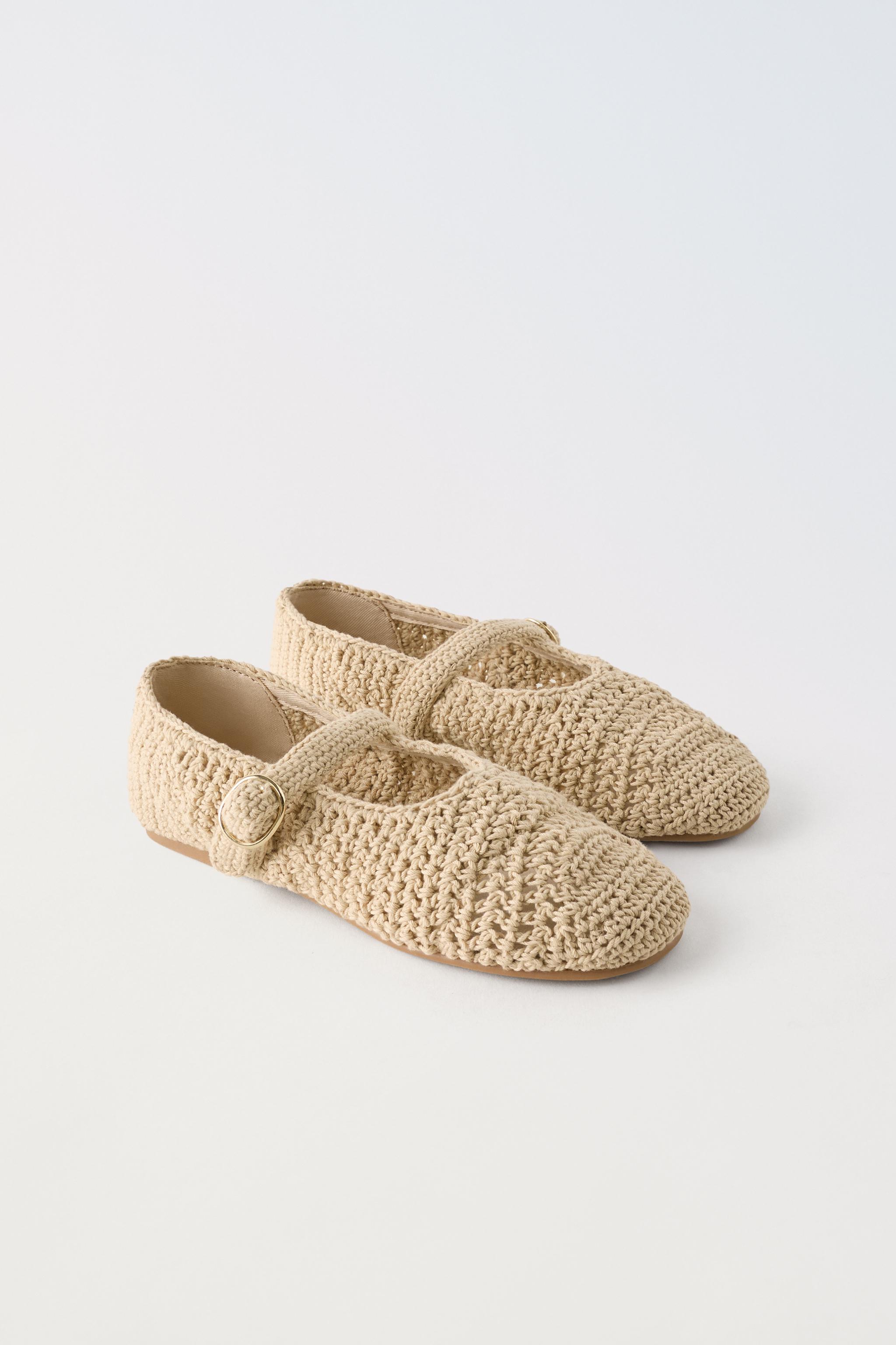 Zara raffia hot sale shoes