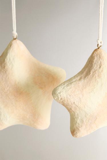 SET OF DECORATIVE STARS (SET OF 3) - Multicoloured by Zara - Image 2