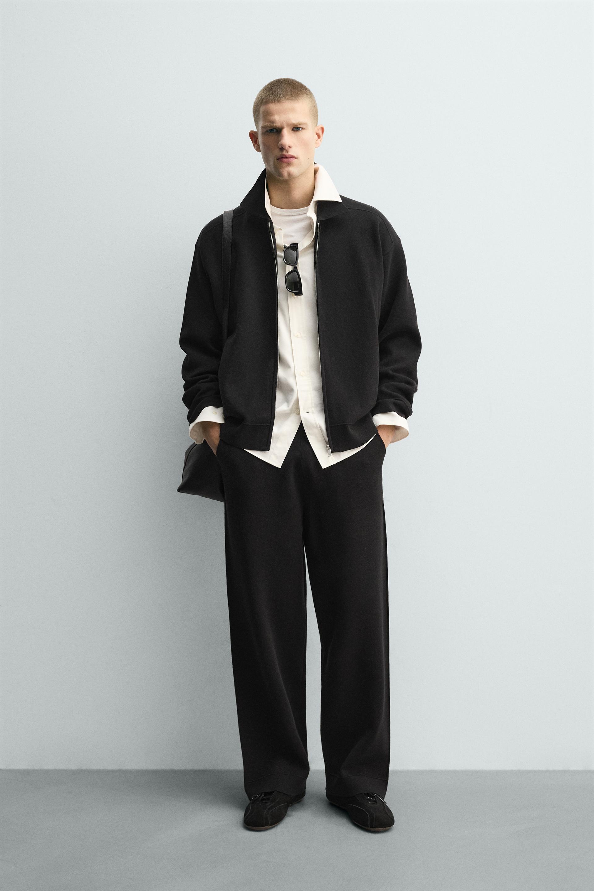 Knit Wide-Leg Trousers