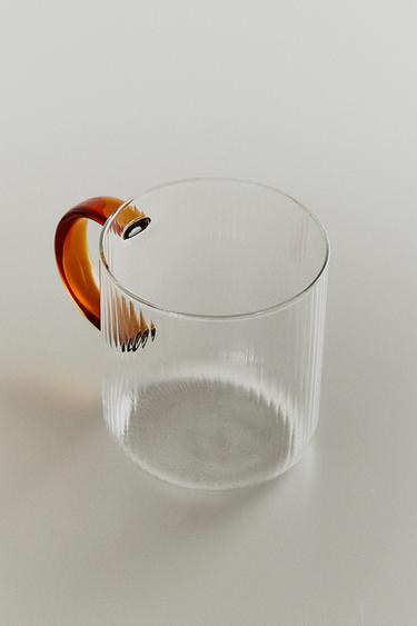 BOROSILICATE GLASS MUG - Yellow by Zara