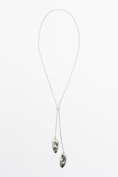 Collar piezas textura regulable - Plata de Zara - Imagen 0