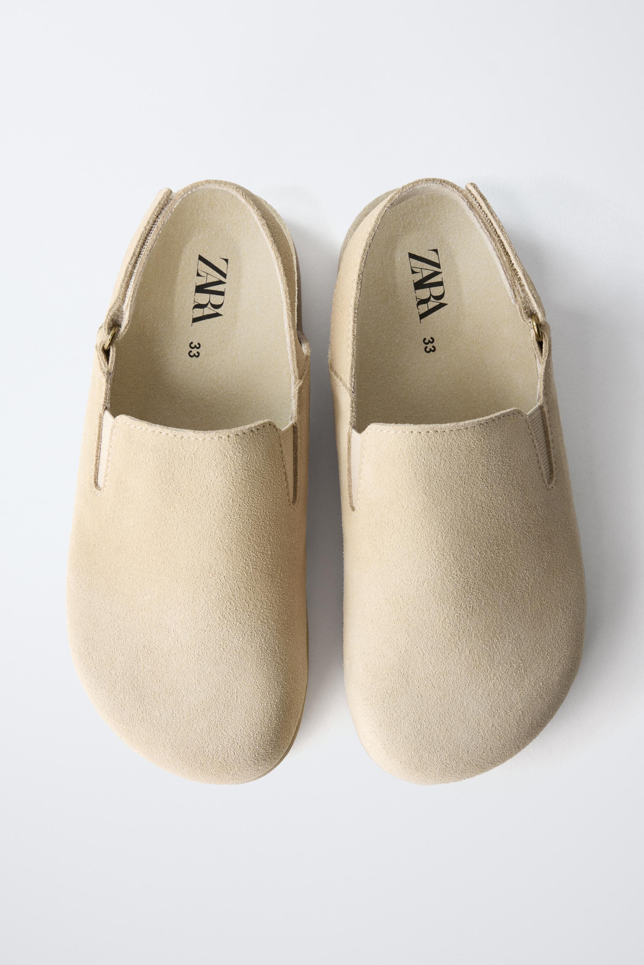 ゆっよろず LEATHER CLOGS - Off White | ZARA United States