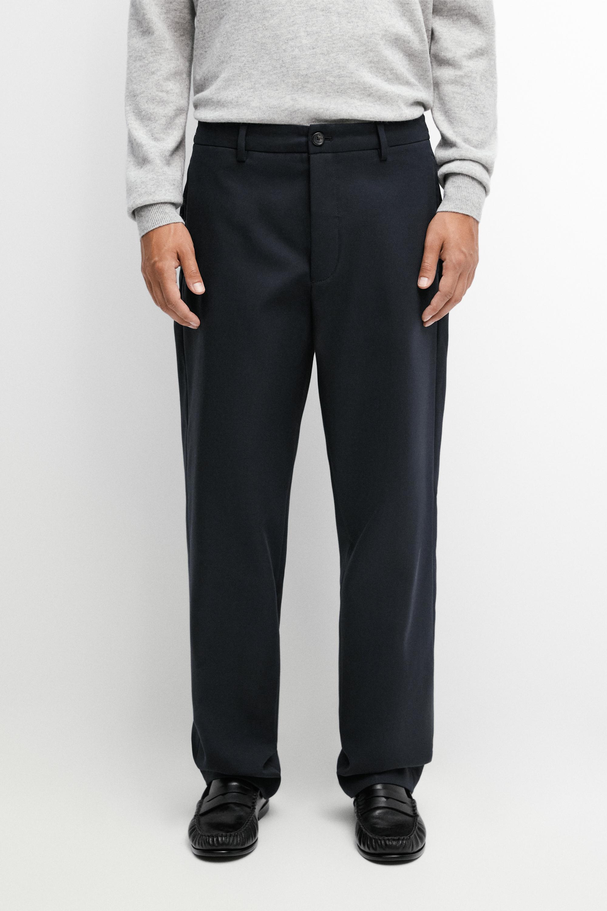 Pantalon taille élastique 100 % coton