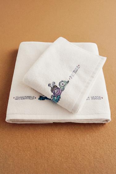 Zara KIDS’ MONSTERS, INC. ©DISNEY/PIXAR TOWEL - 磨白色