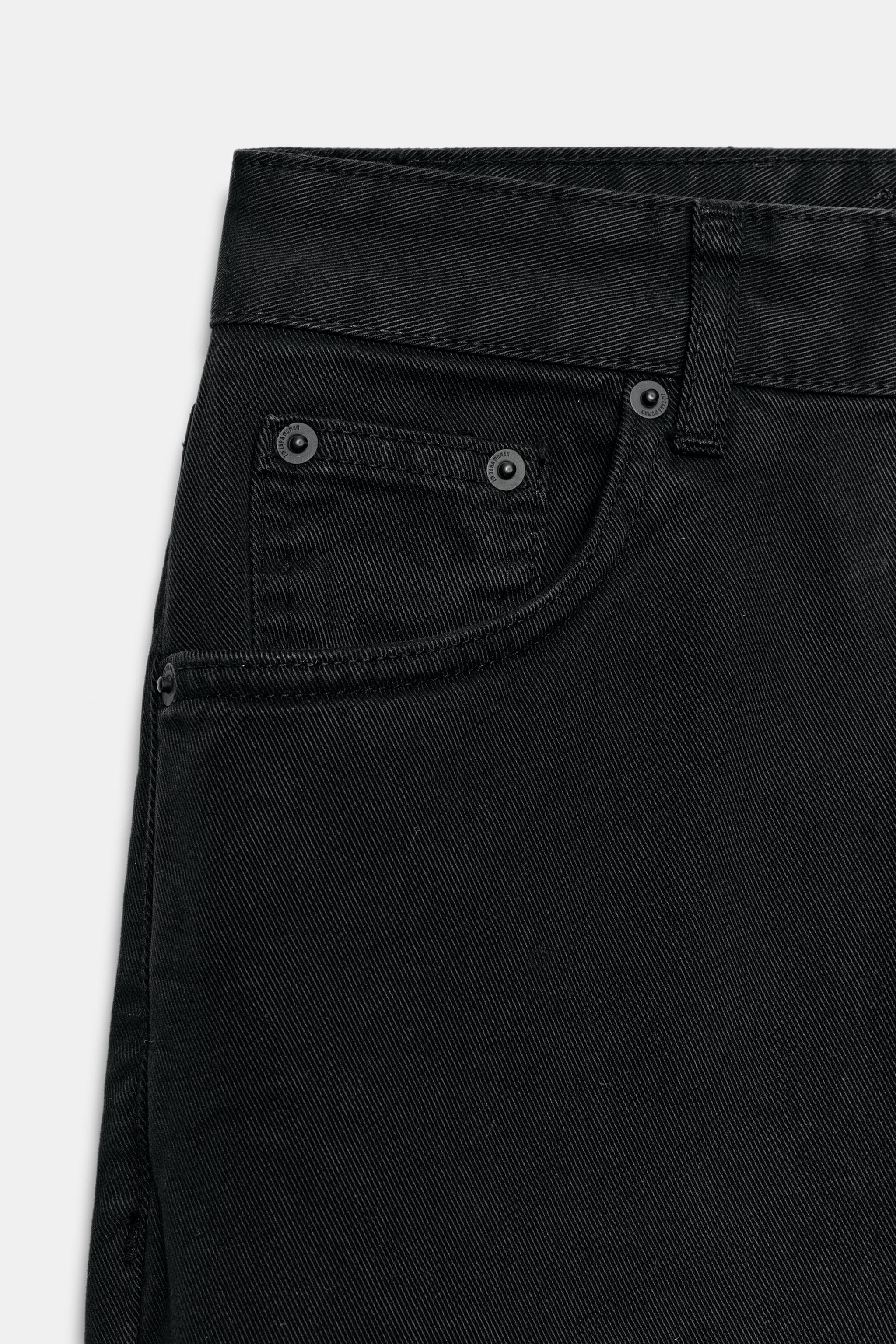 Женские джинсы Zara ZW COLLECTION MID-RISE WIDE LEG JEANS — фото 8