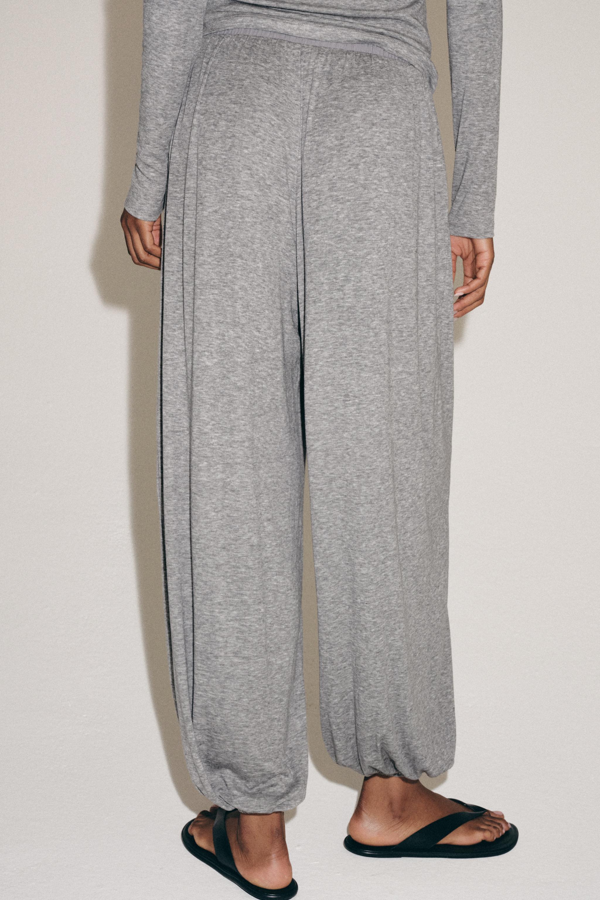 BLOOMER PANTS — Gray