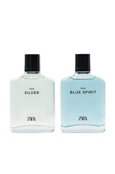 SILVER MAN + BLUE SPIRIT EDT 2X100ML (3.4 FL.OZ) - TINTED LEATHER by Zara