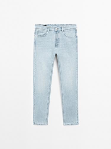 Zara Slim fit jeans - Light blue - Image 0