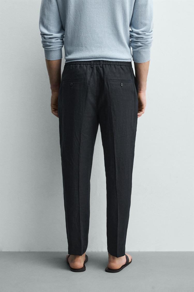 PANTALÓN REGULAR FIT 100% LINO 3
