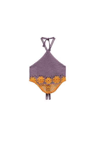 KNIT HALTERNECK TOP
