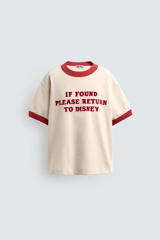 7-14 ANS/ T-SHIRT À INSCRIPTION HARRY LAMBERT FOR ZARA X DISNEY