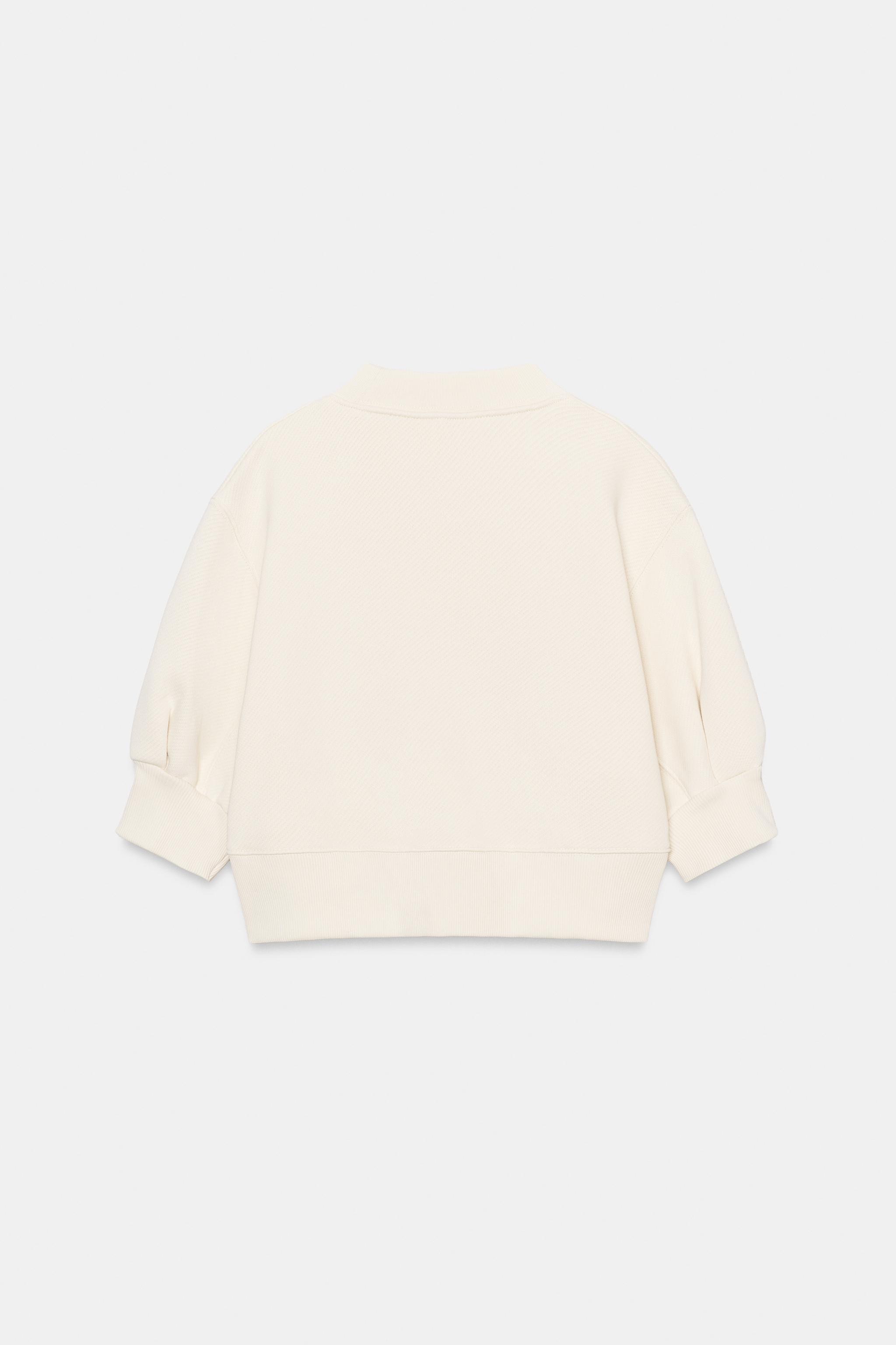 CROPPED VOLUME SWEATSHIRT
