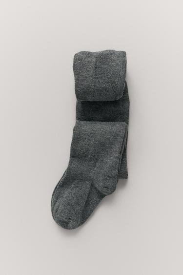 Zara SPARKLY TIGHTS - Gray