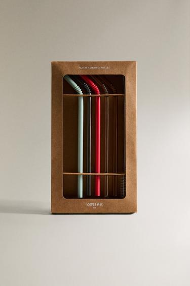 LOT DE 5 PAILLES TRITAN™ COULEURS - Multicolore de Zara - Image 4