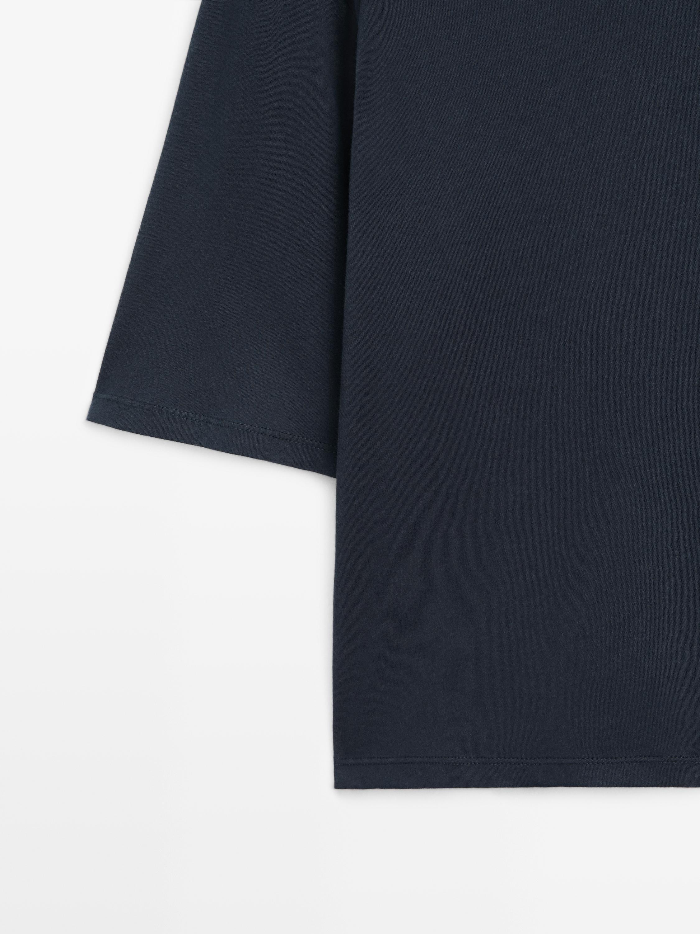 Oversize cotton short sleeve T-shirt