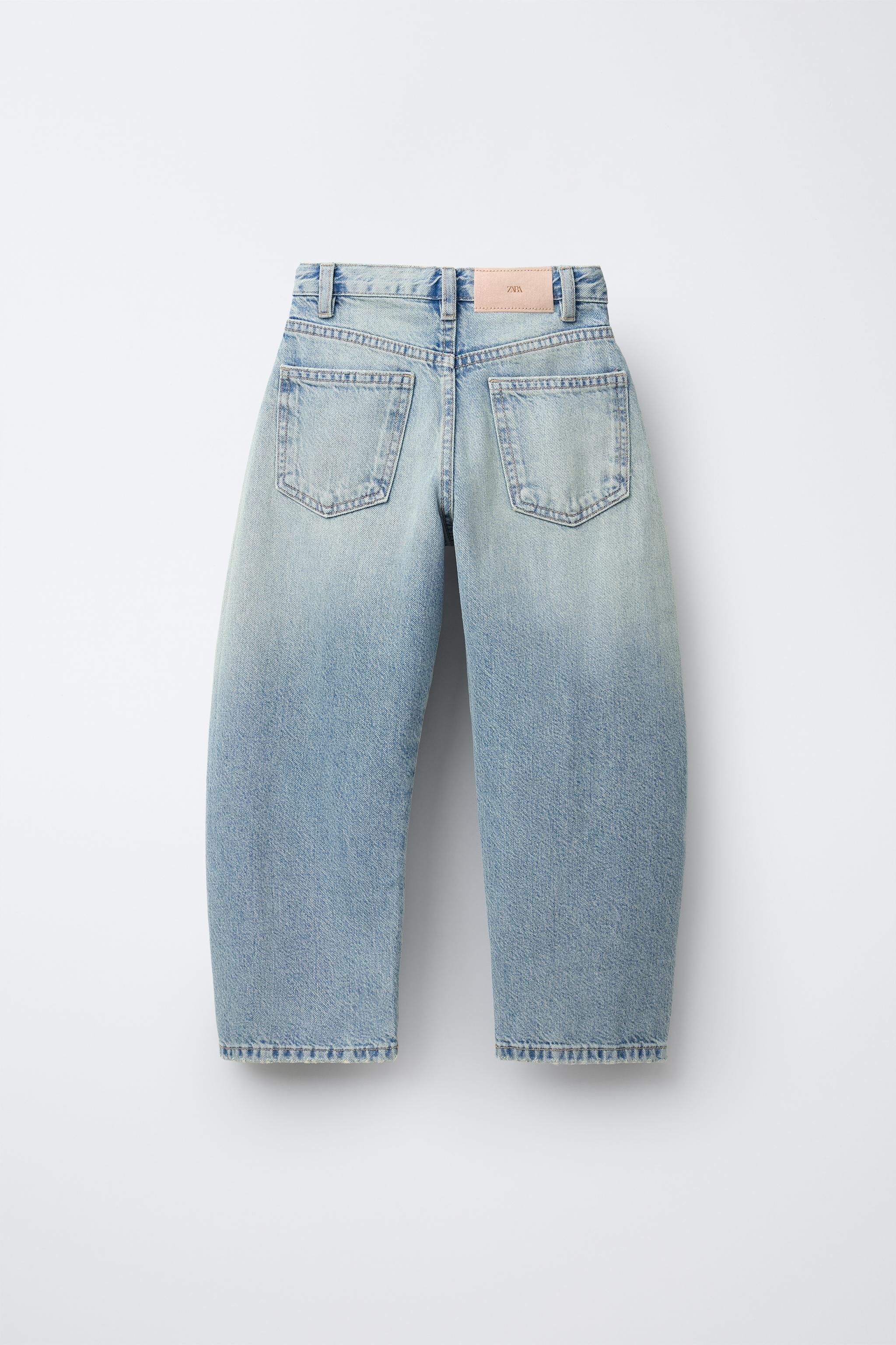 ZARA バレルジーンズ デニム バレルデニムパンツ - ブルー | ZARA Japan / 日本