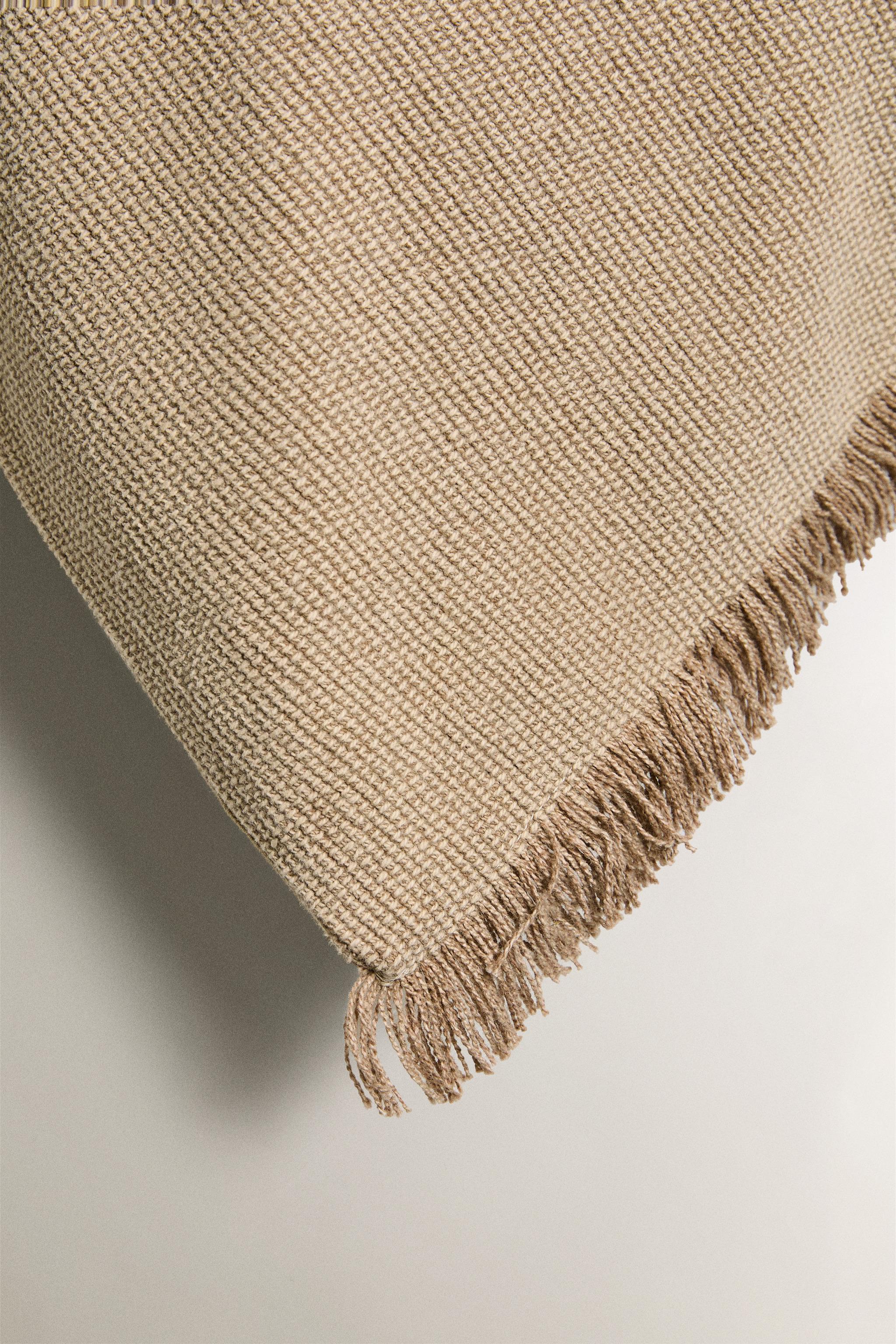 HOUSSE DE COUSSIN FRANGES