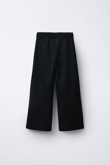 BUCKLE SUIT TROUSERS - Black by Zara - Image 1