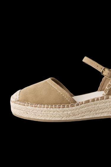 ALPARGATA PESPUNTES - Marrón de Zara