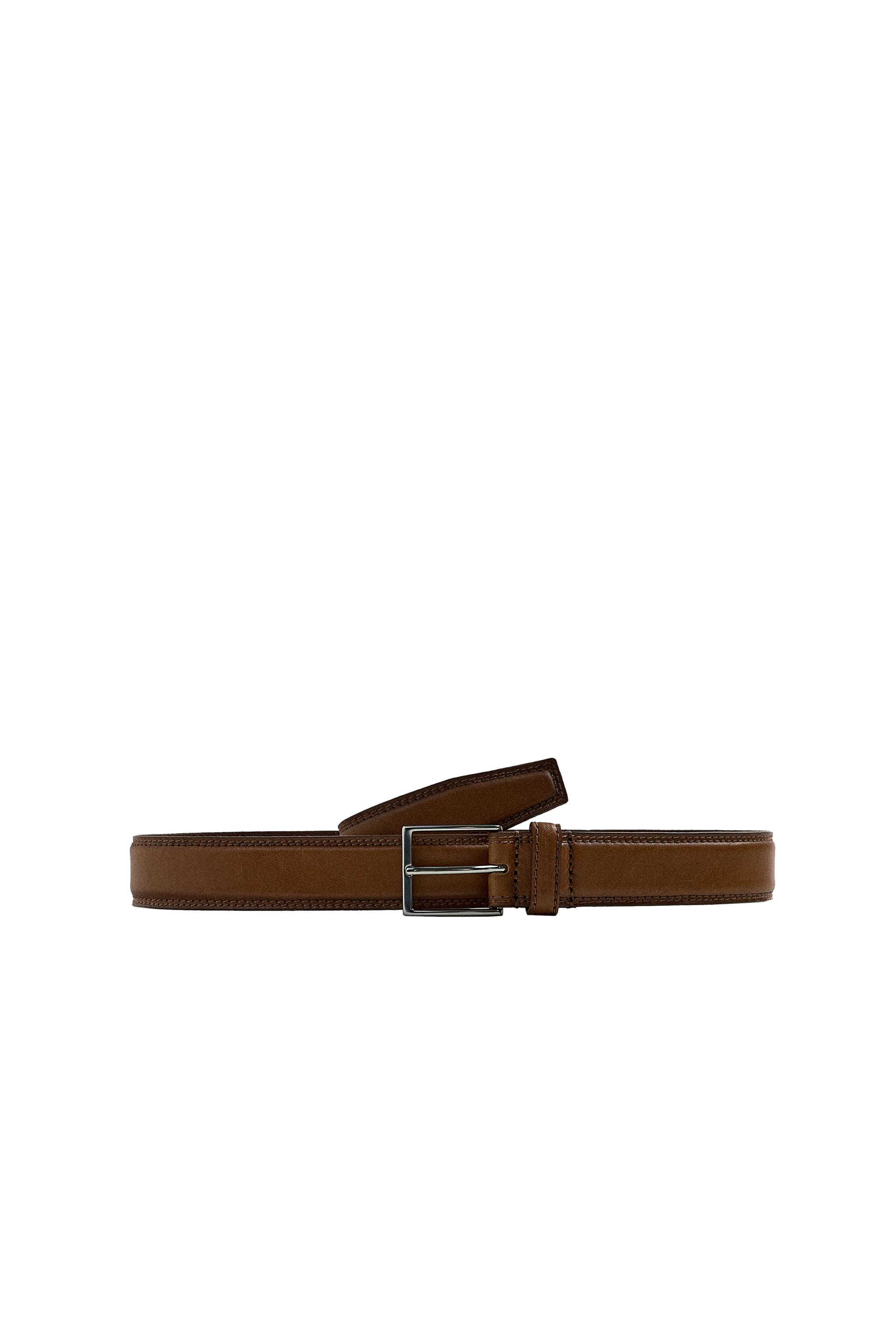 ZARA TOPSTITCH LEATHER BELT 06399402800-f1.jpg?ts=  main image 4