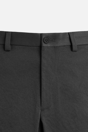 QUICK DRY CHINO TROUSERS - Grey by Zara