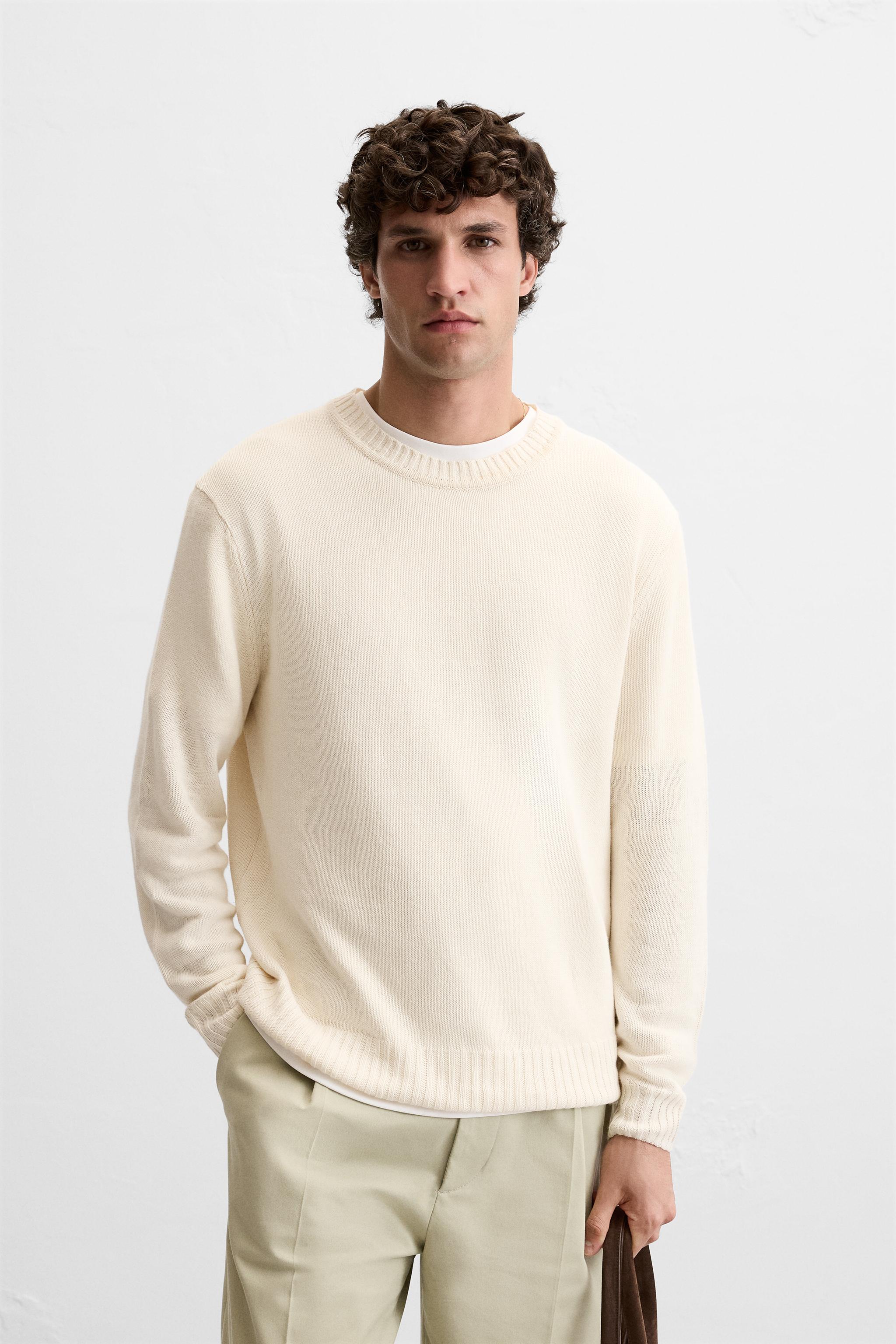 100 LINEN SWEATER