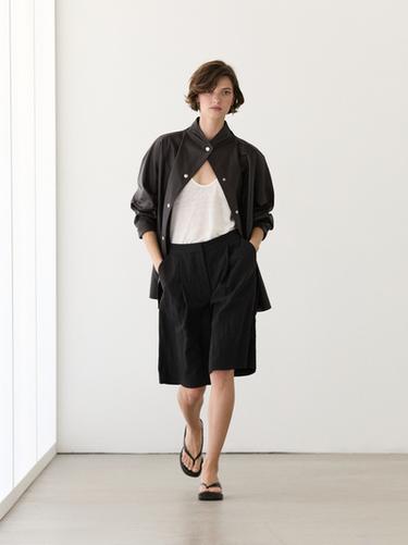 Zara Technical fabric Bermuda shorts - Black