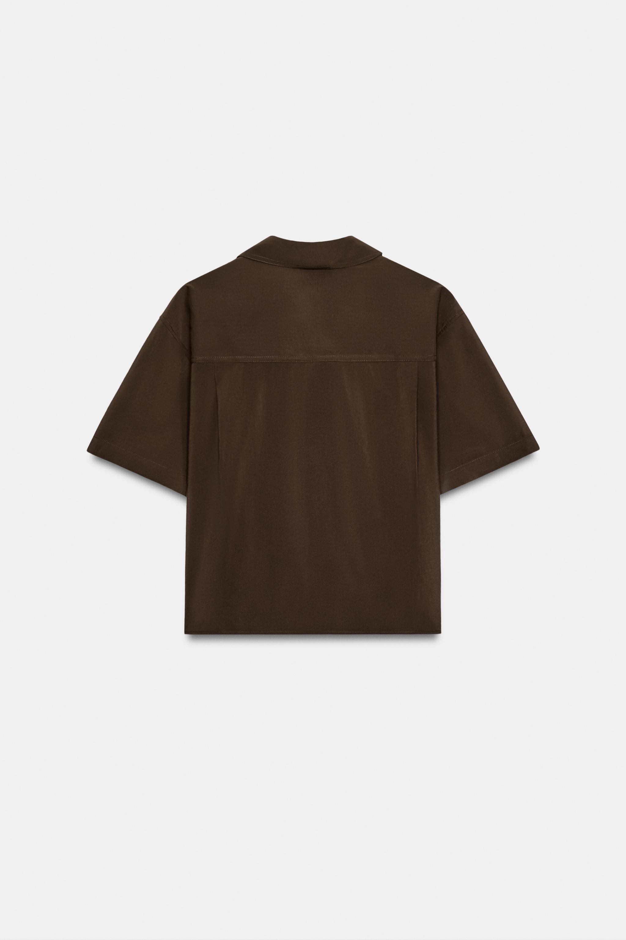 FLOWY SHORT SLEEVE SHIRT