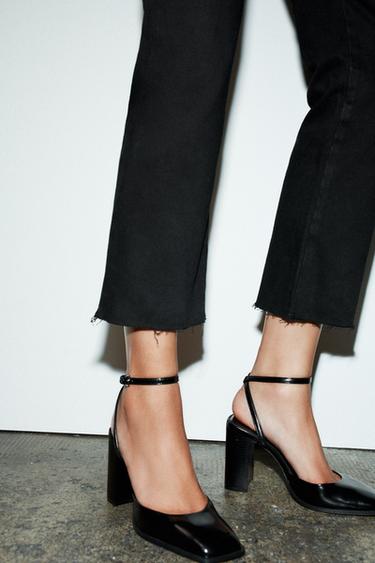 JEAN TRF COURT ÉVASÉ TAILLE HAUTE - Noir de Zara - Image 4