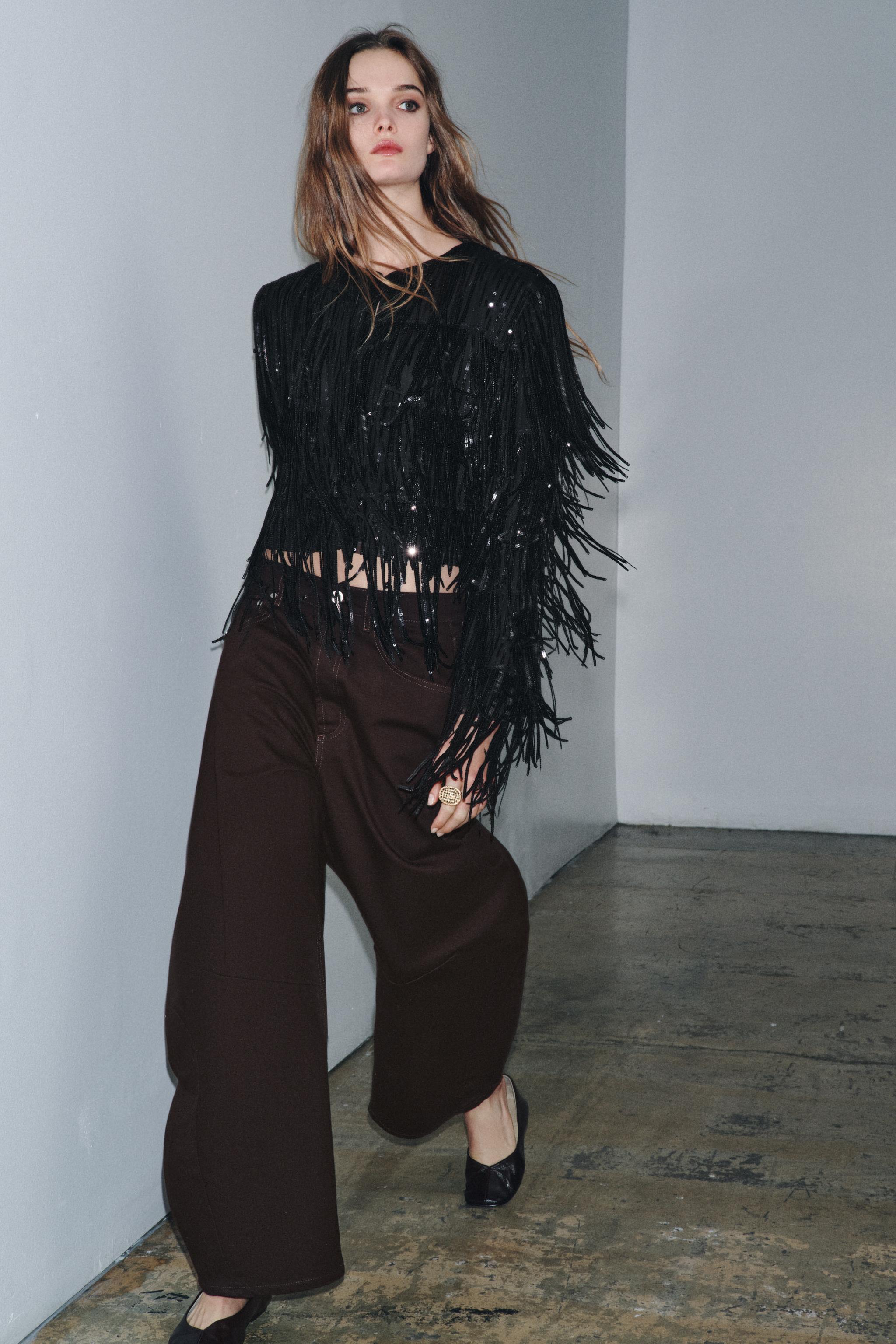 VESTE À FRANGES ZW COLLECTION LIMITED EDITION