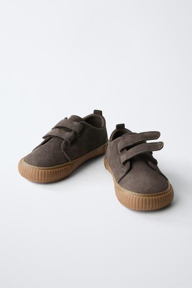 SPLIT SUEDE BAREFOOT TRAINERS - Brown by Zara - Image 5