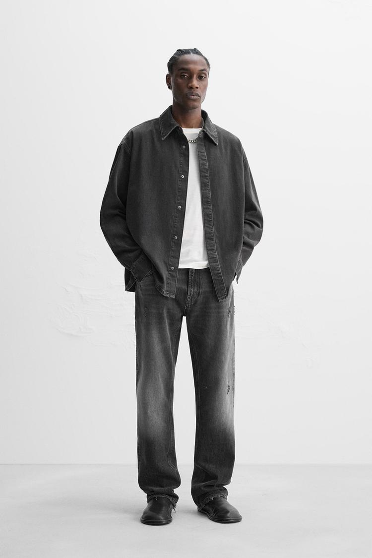 DENIM SHIRT LIMITED EDITION - Black | ZARA United States